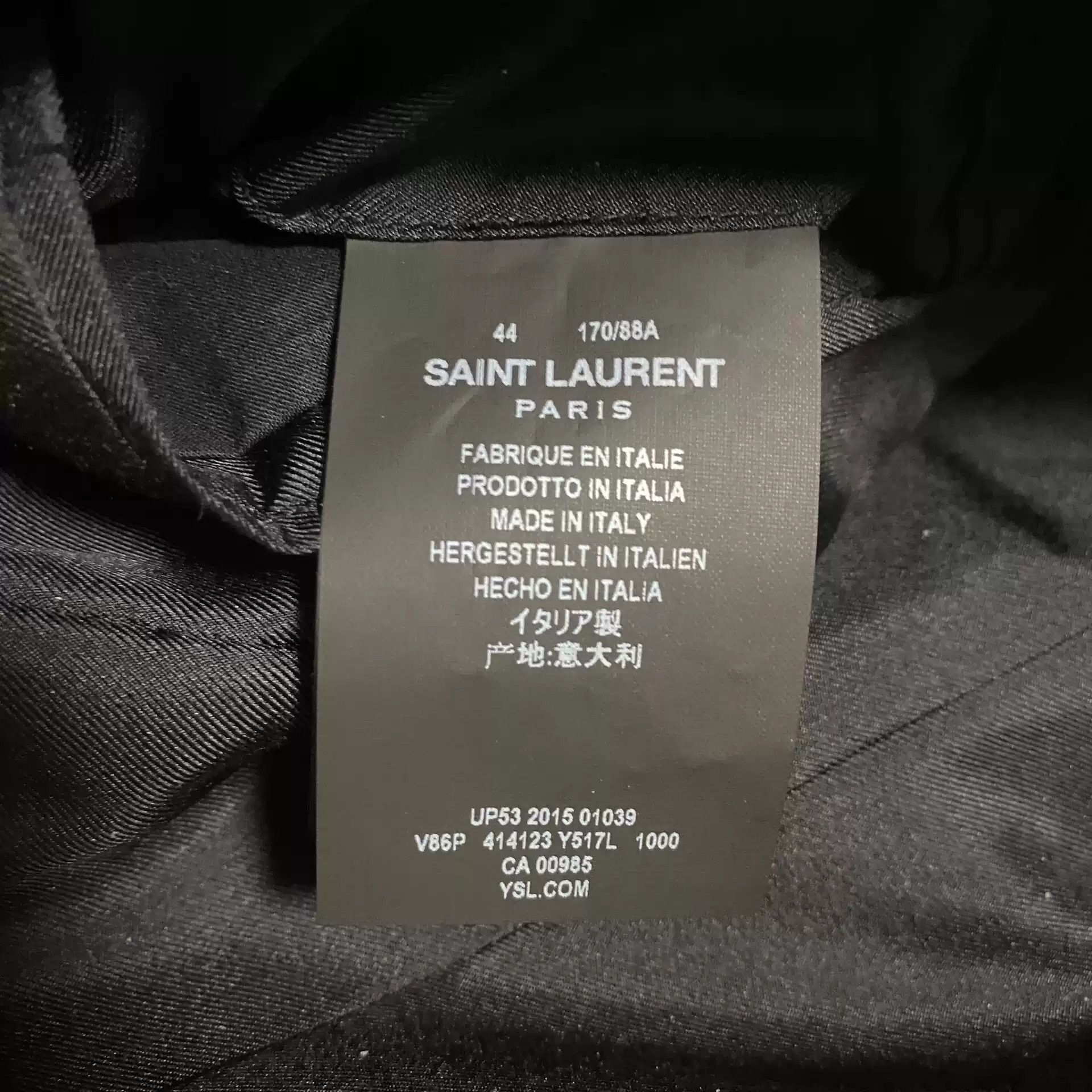 Saint Laurent Paris Saint Laurent slp16ss big bang suit Size US S / EU 44-46 / 1 - 4 Thumbnail