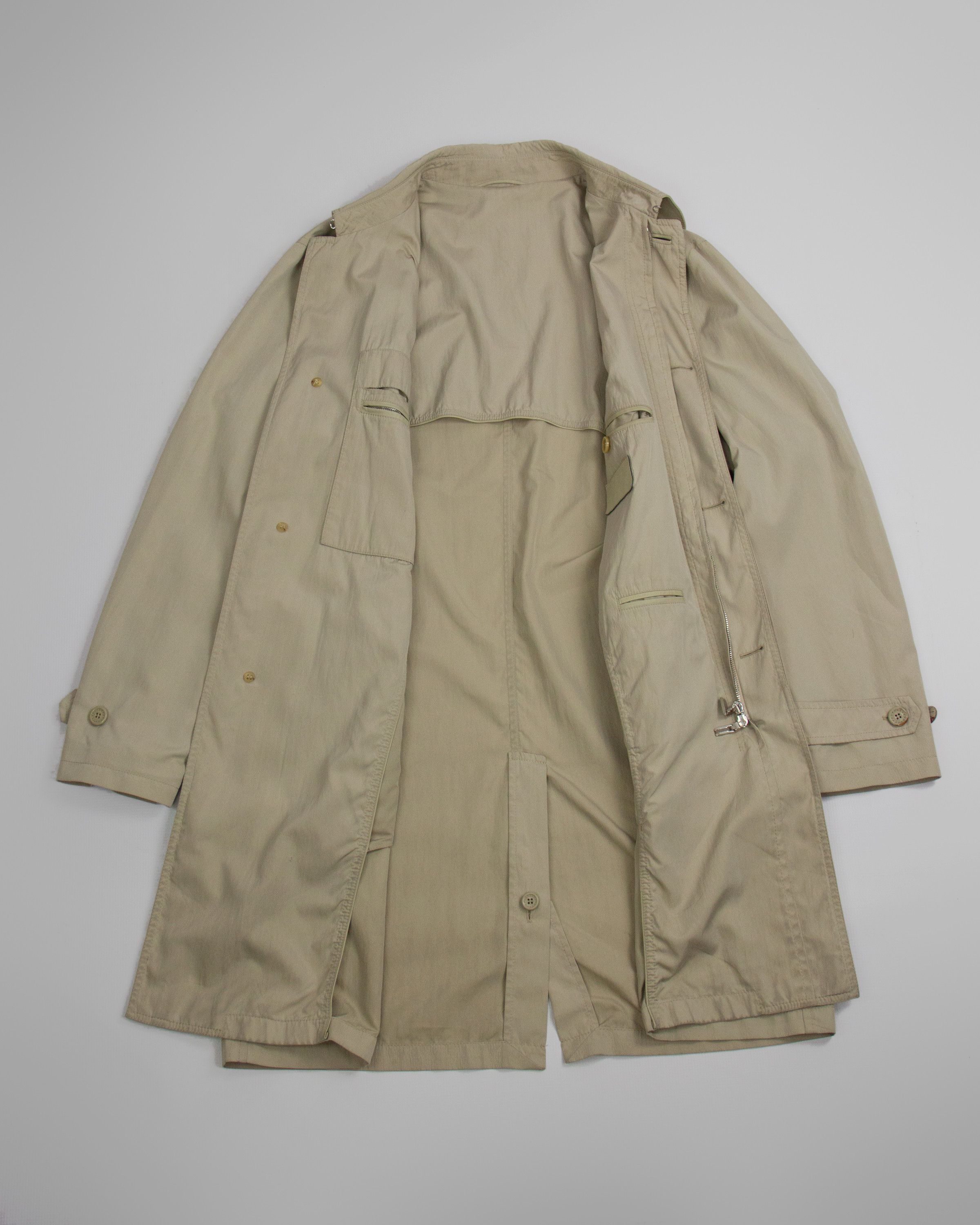 Ermenegildo Zegna Ermenegildo Zegna Lightweight Khaki Brown Mac Coat, US 42R Size US L / EU 52-54 / 3 - 5 Thumbnail