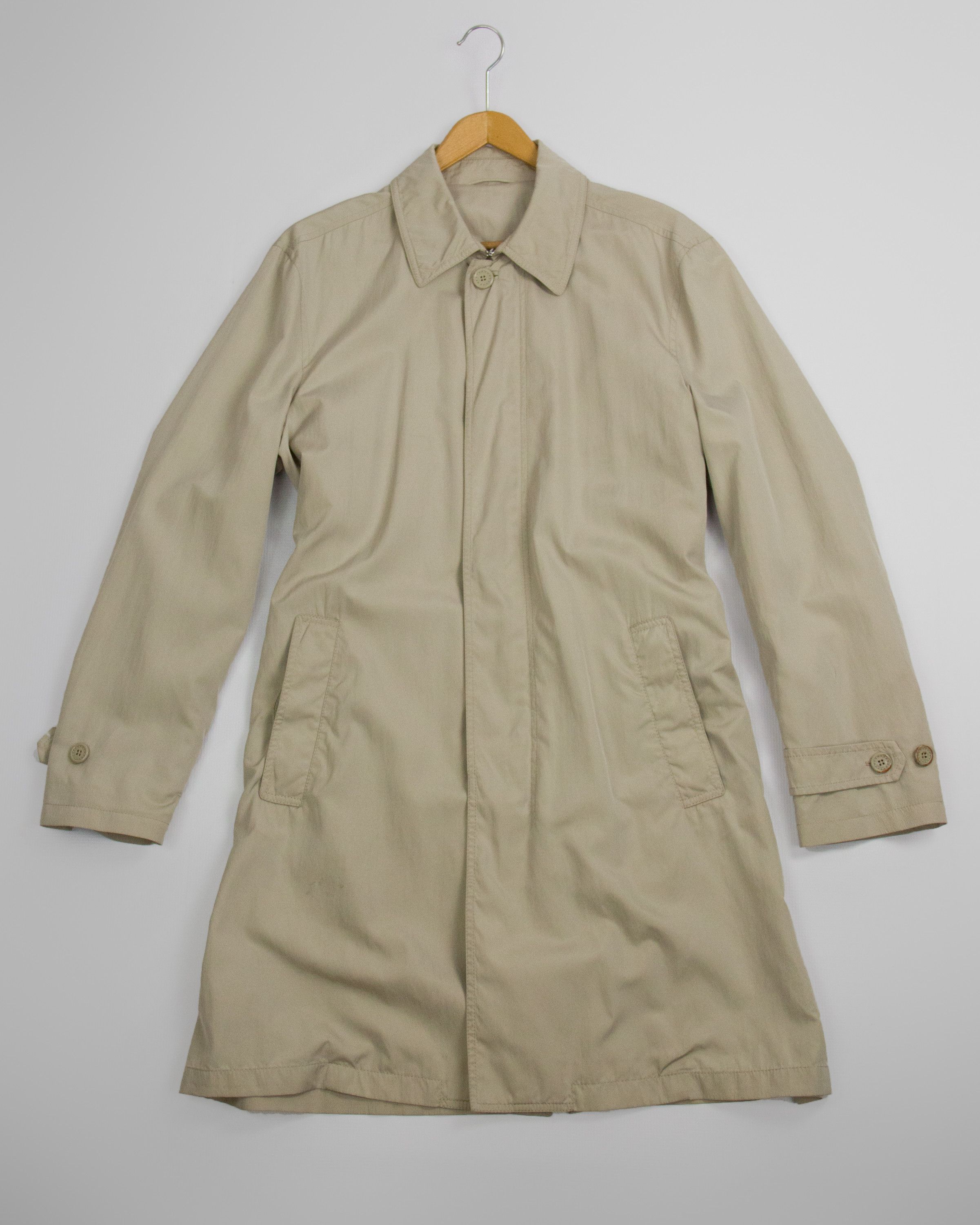 Ermenegildo Zegna Ermenegildo Zegna Lightweight Khaki Brown Mac Coat, US 42R Size US L / EU 52-54 / 3 - 1 Thumbnail
