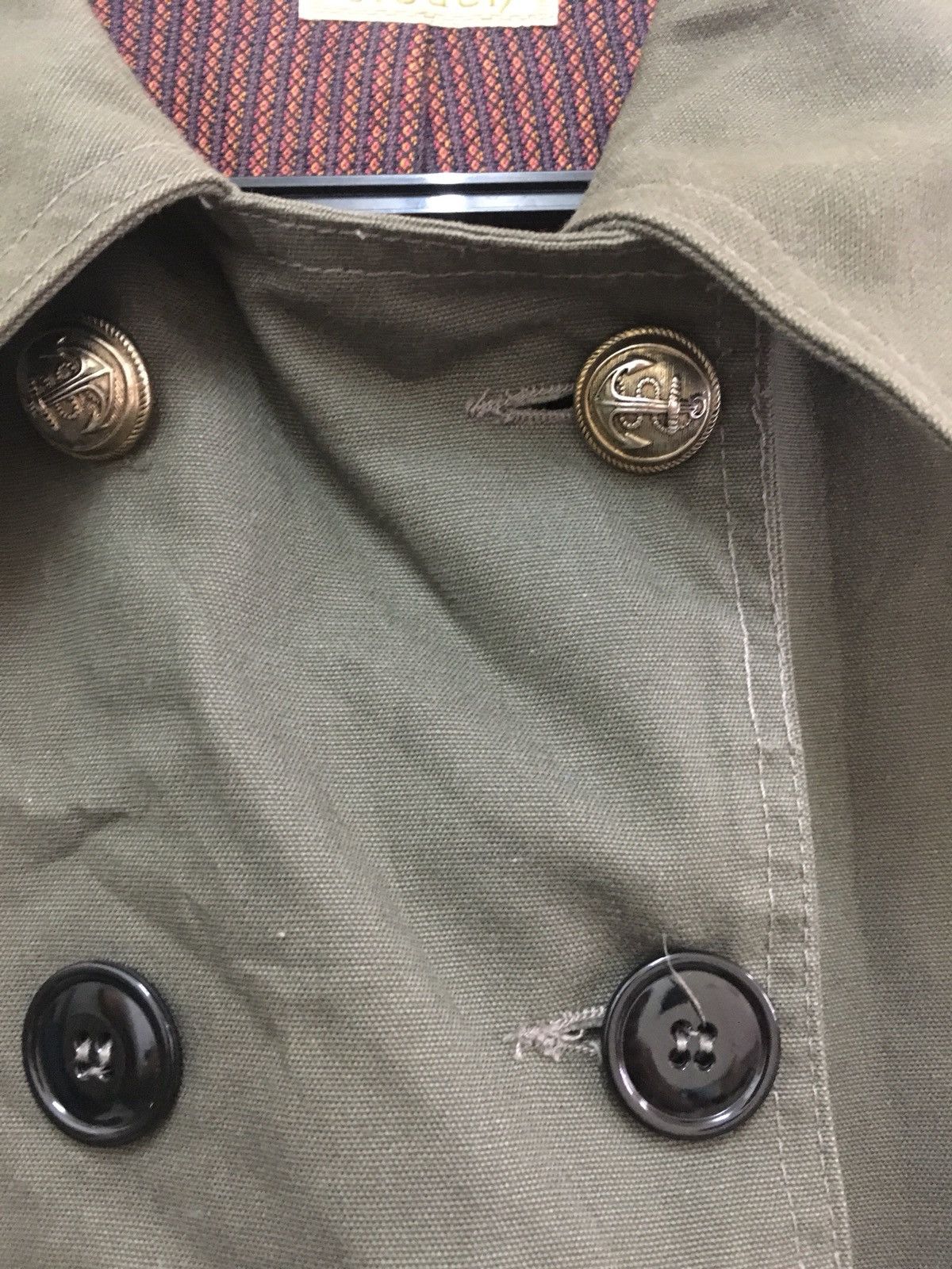 Vintage Slouch Army Button Up Jacket Usa Size US L / EU 52-54 / 3 - 8 Thumbnail