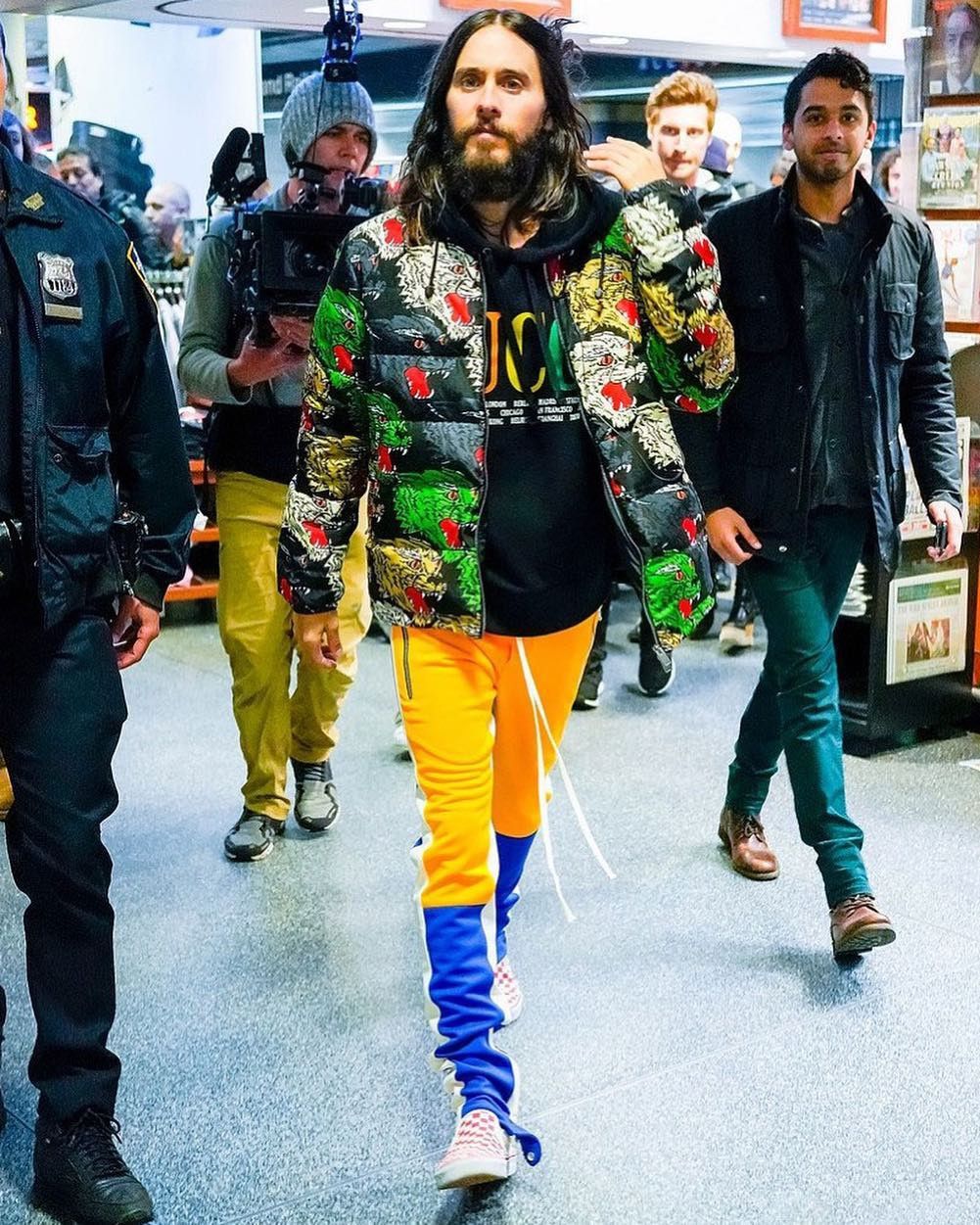 Fear of God Fear of God ComplexCon Exclusive Motocross Track Pants Blue Yellow Grailed