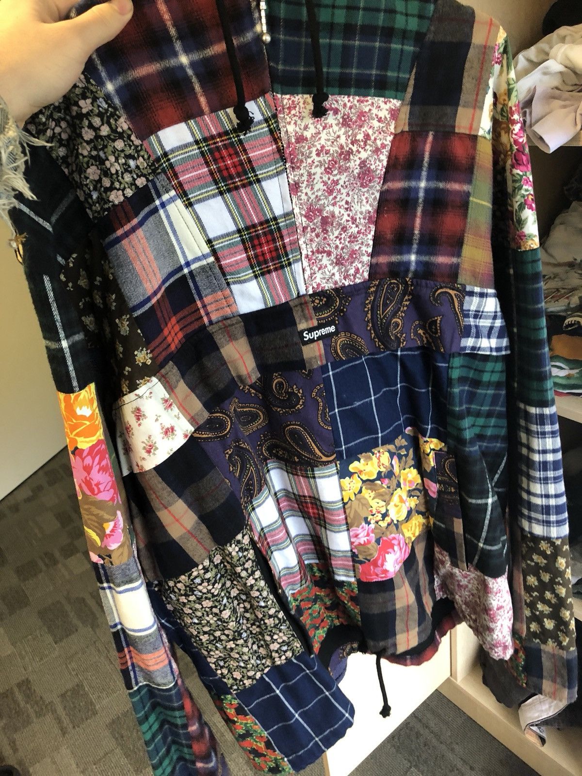 Supreme Patchwork Anorak | Grailed
