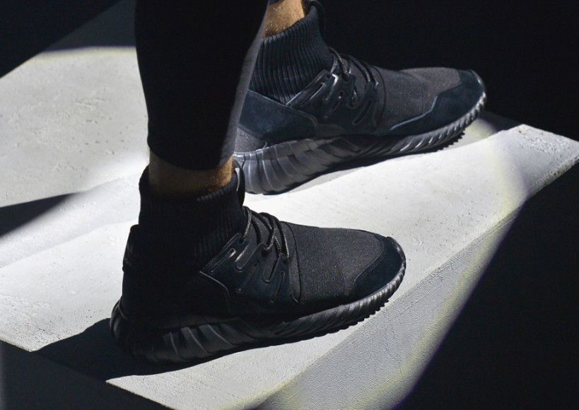 Adidas Tubular doom triple black Grailed