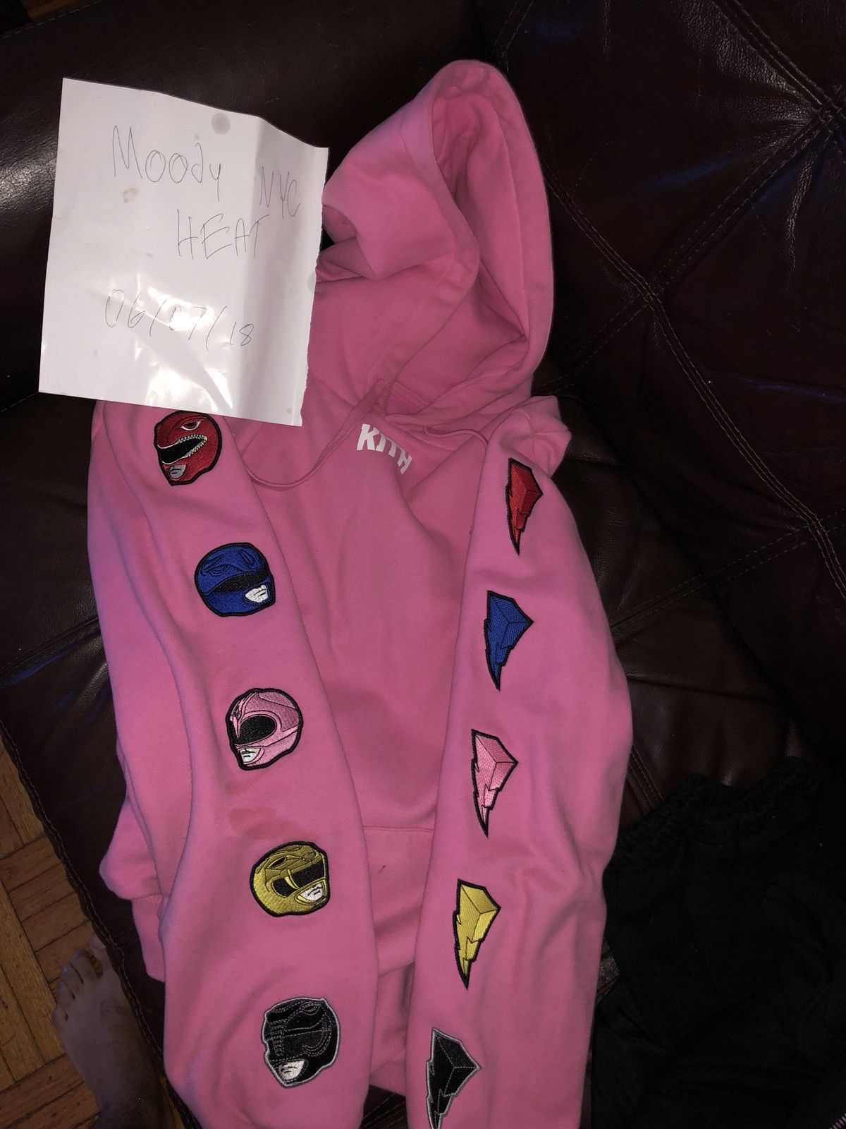 Kith power rangers hoodie hot sale