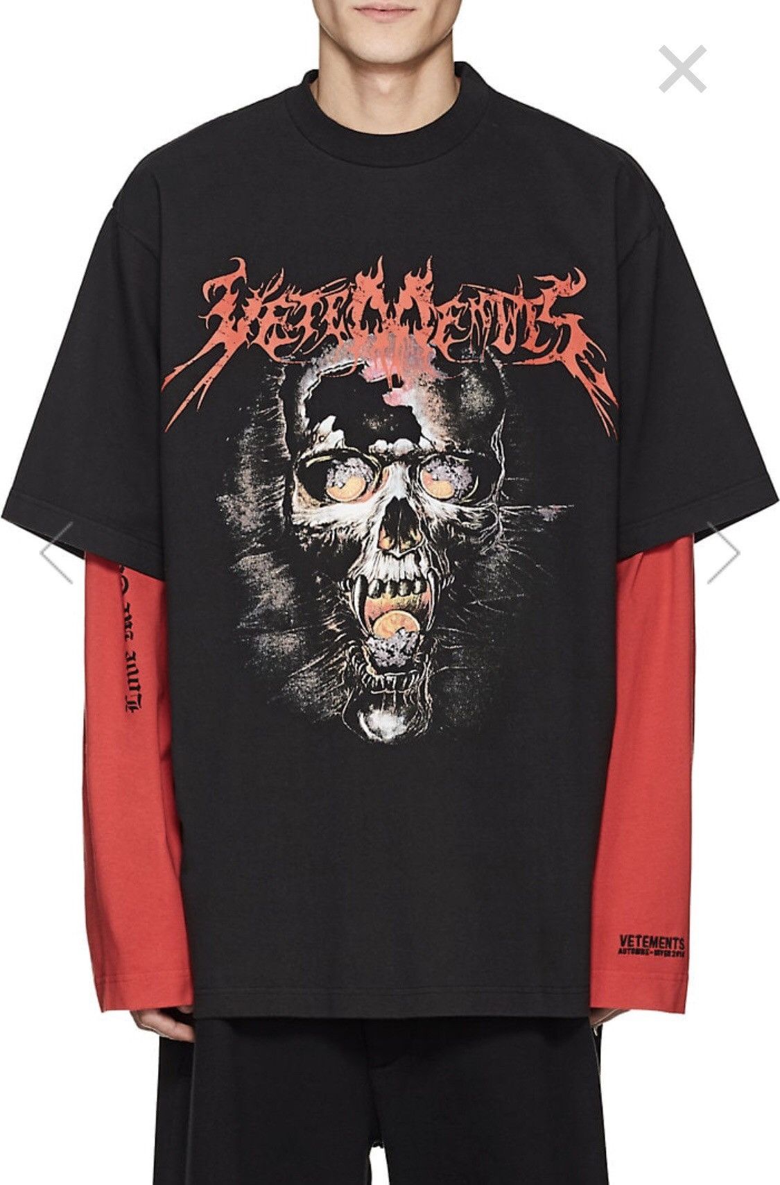 Vetements metal tee hot sale