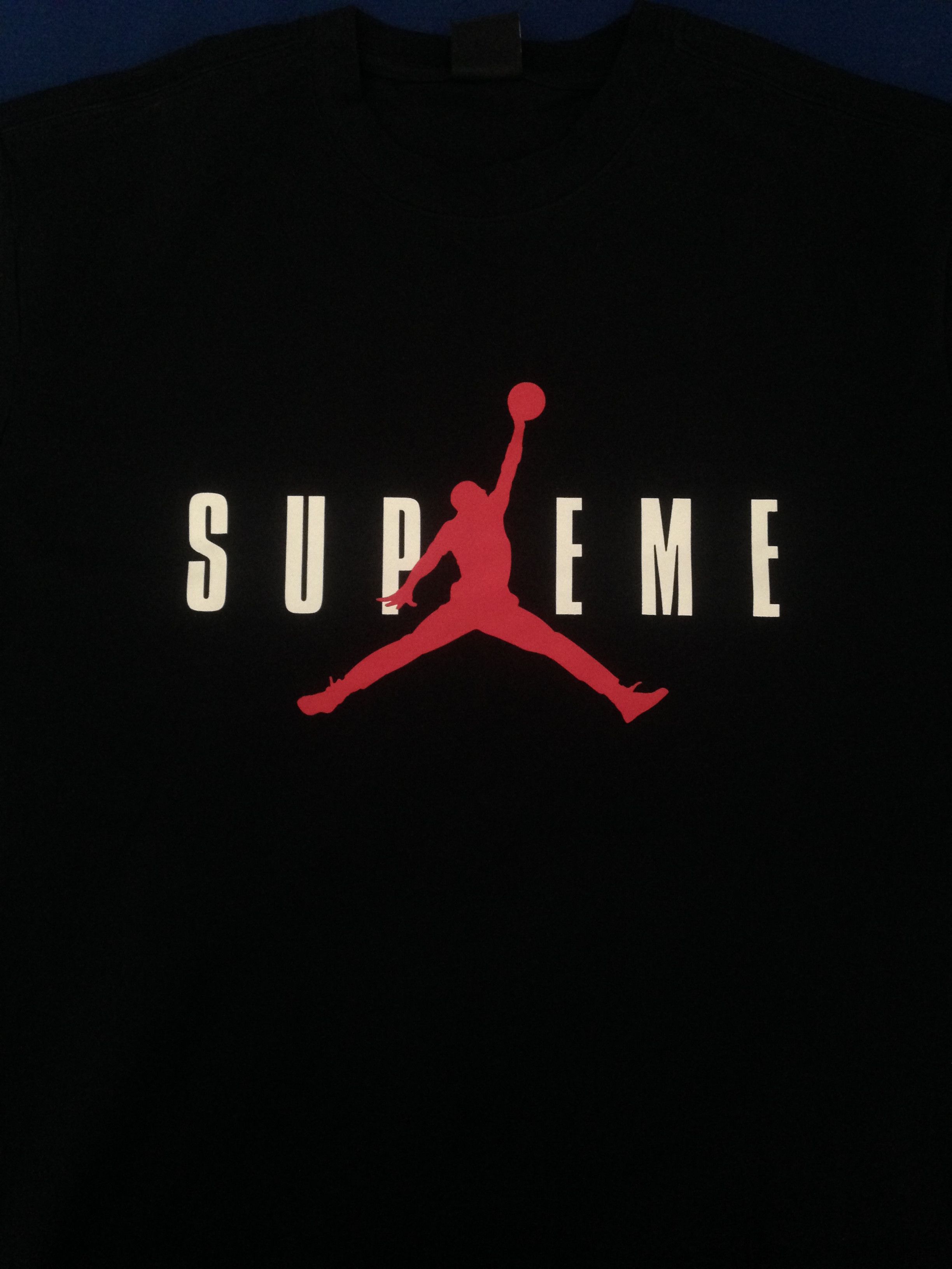 T shirt sales supreme x jordan