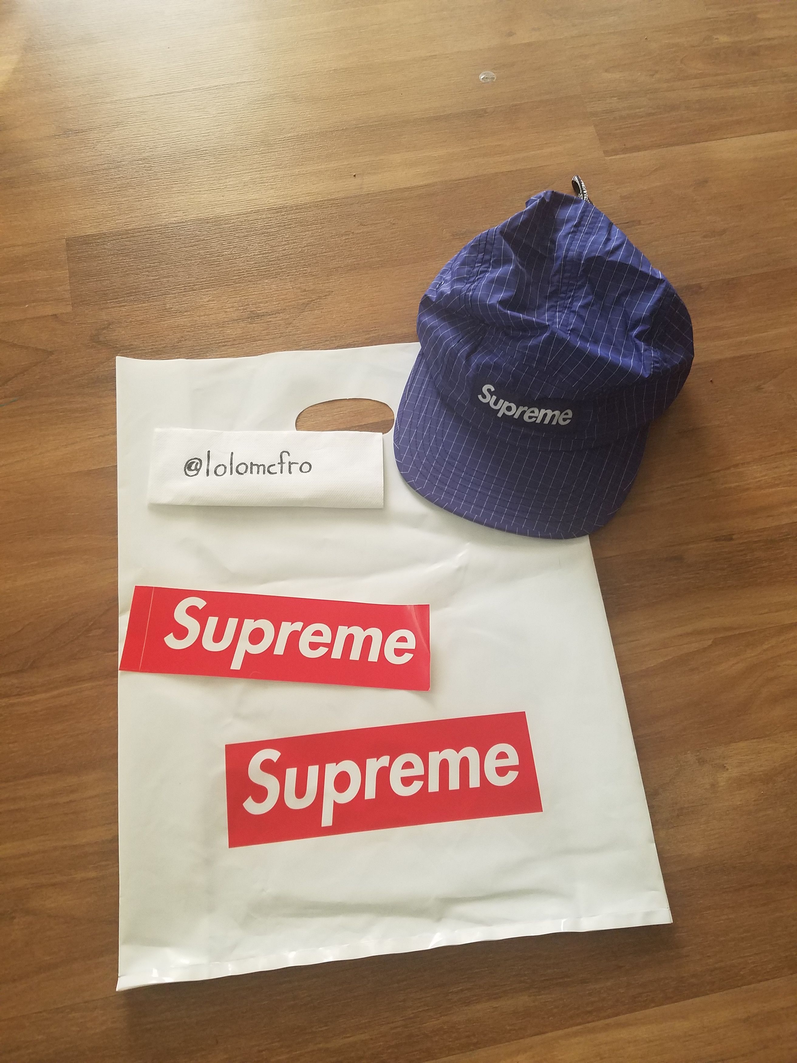 ほぼ新品 Supreme Contrast Ripstop Camp Cap Supreme Contrast Ripstop Camp Cap (SS18) - $48
