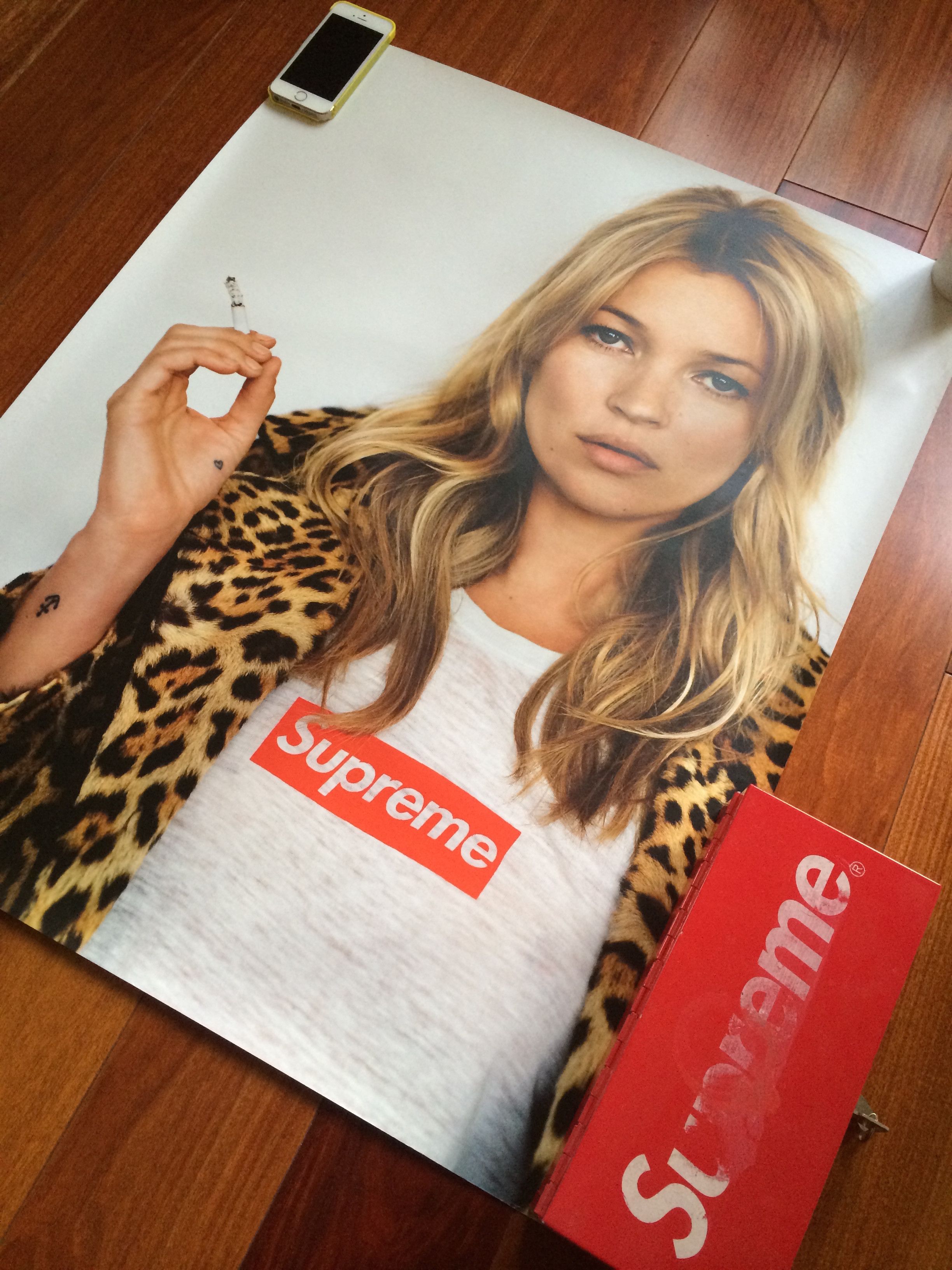 Supreme KATE MOSS SUPREME POSTER 24x24 | Grailed