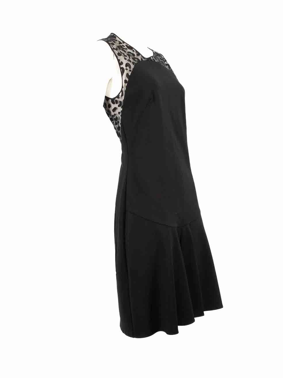 Stella McCartney Black Crew Neck Sleeveless Dress Size M / US 6-8 / IT 42-44 - 2 Preview