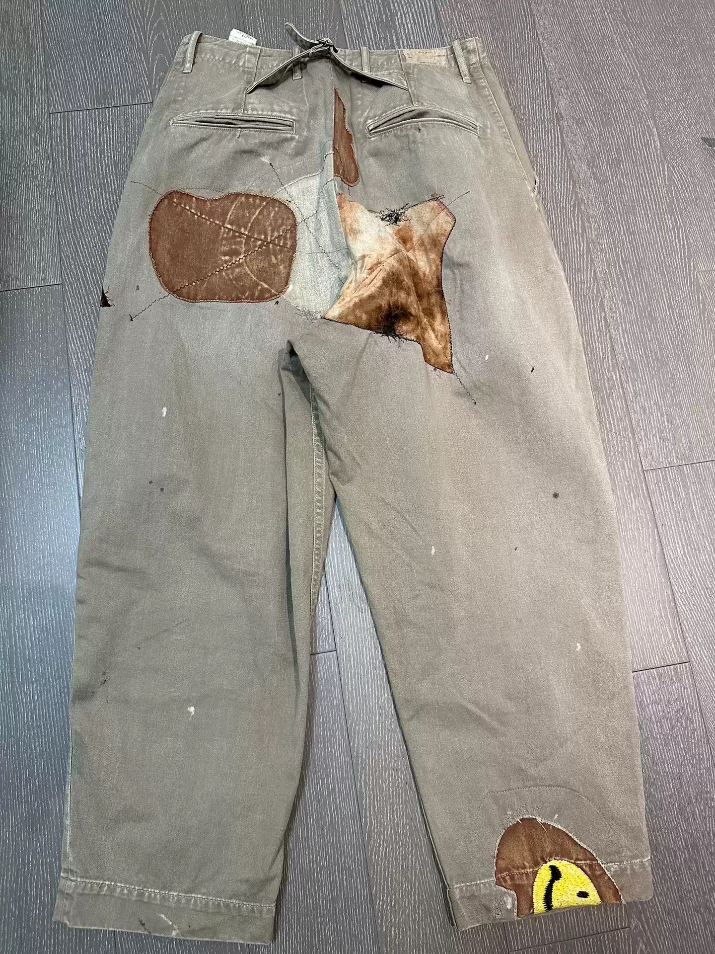 Kapital KAPITAL K1910LP811 20AW retro old splicing smiling face wide denim slacks Size US 34 / EU 50 - 2 Thumbnail