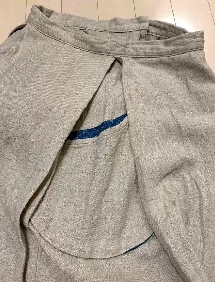 Kapital KAPITAL flower edge linen cotton casual pants Size US 30 / EU 46 - 3 Thumbnail