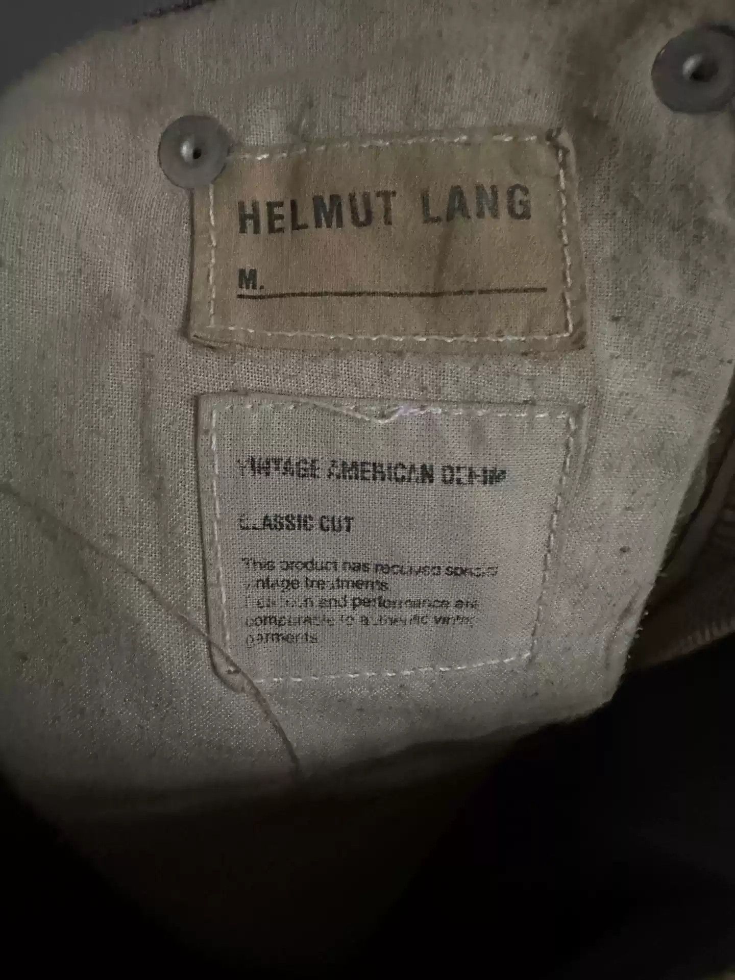 Helmut Lang Helmut Lang in person Vintage Amercian Denim Classic cut Size US 31 - 2 Thumbnail