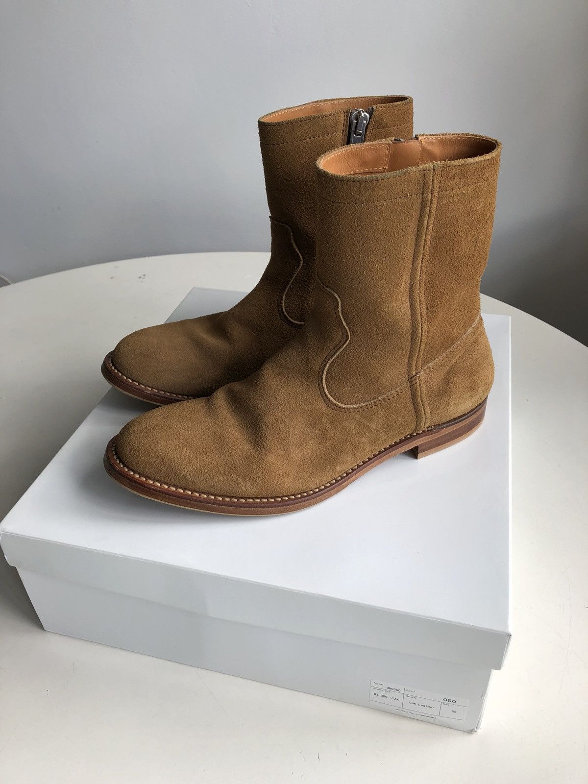 Unused Side Zip Boots UH0350 Size US 8 / EU 41 - 2 Thumbnail