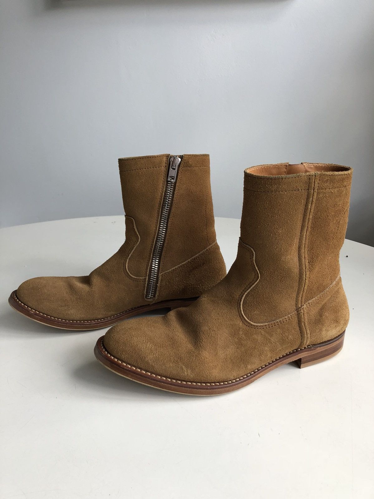 Unused Side Zip Boots UH0350 Size US 8 / EU 41 - 1 Thumbnail