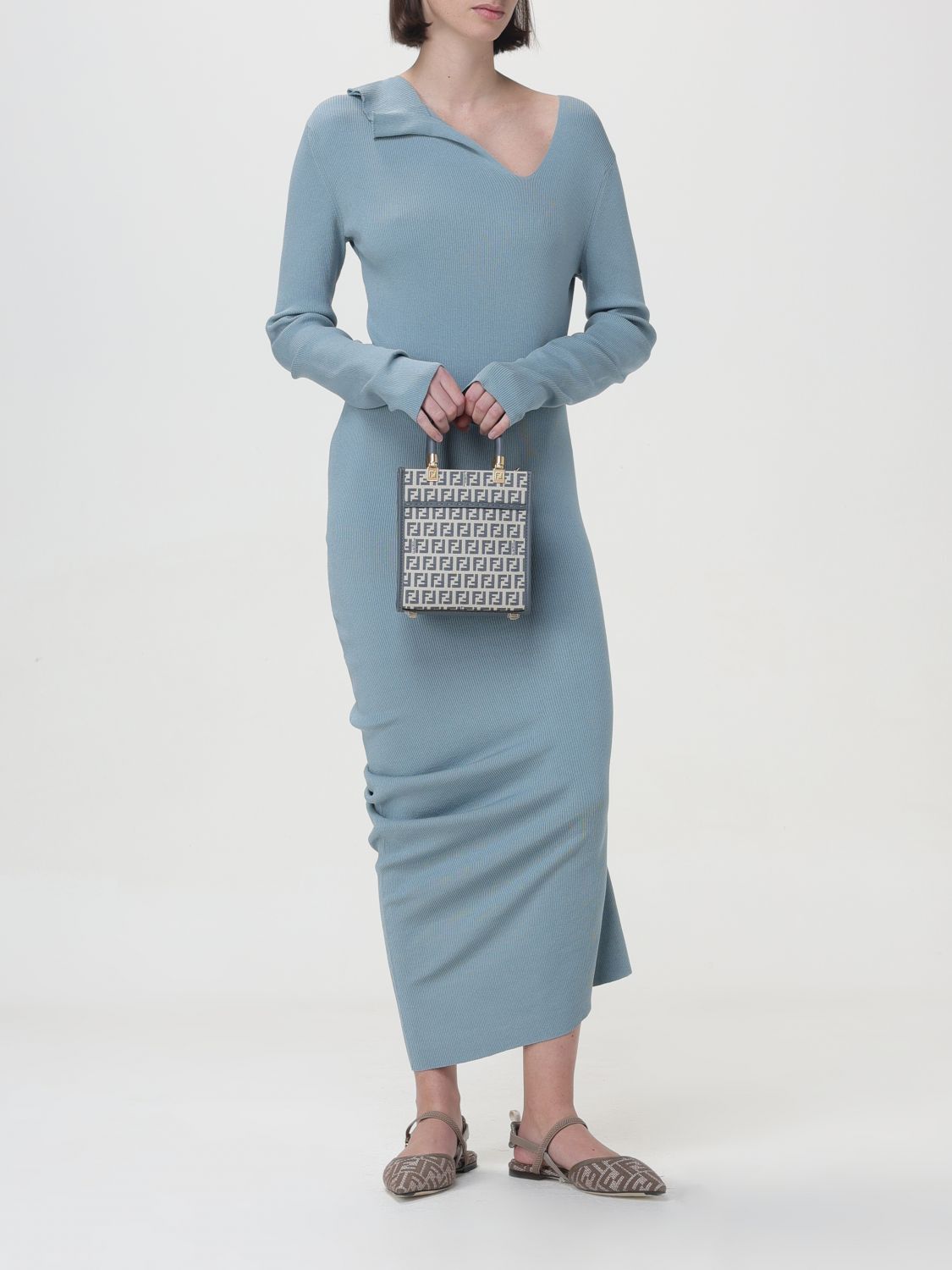 Blue fendi dress clearance
