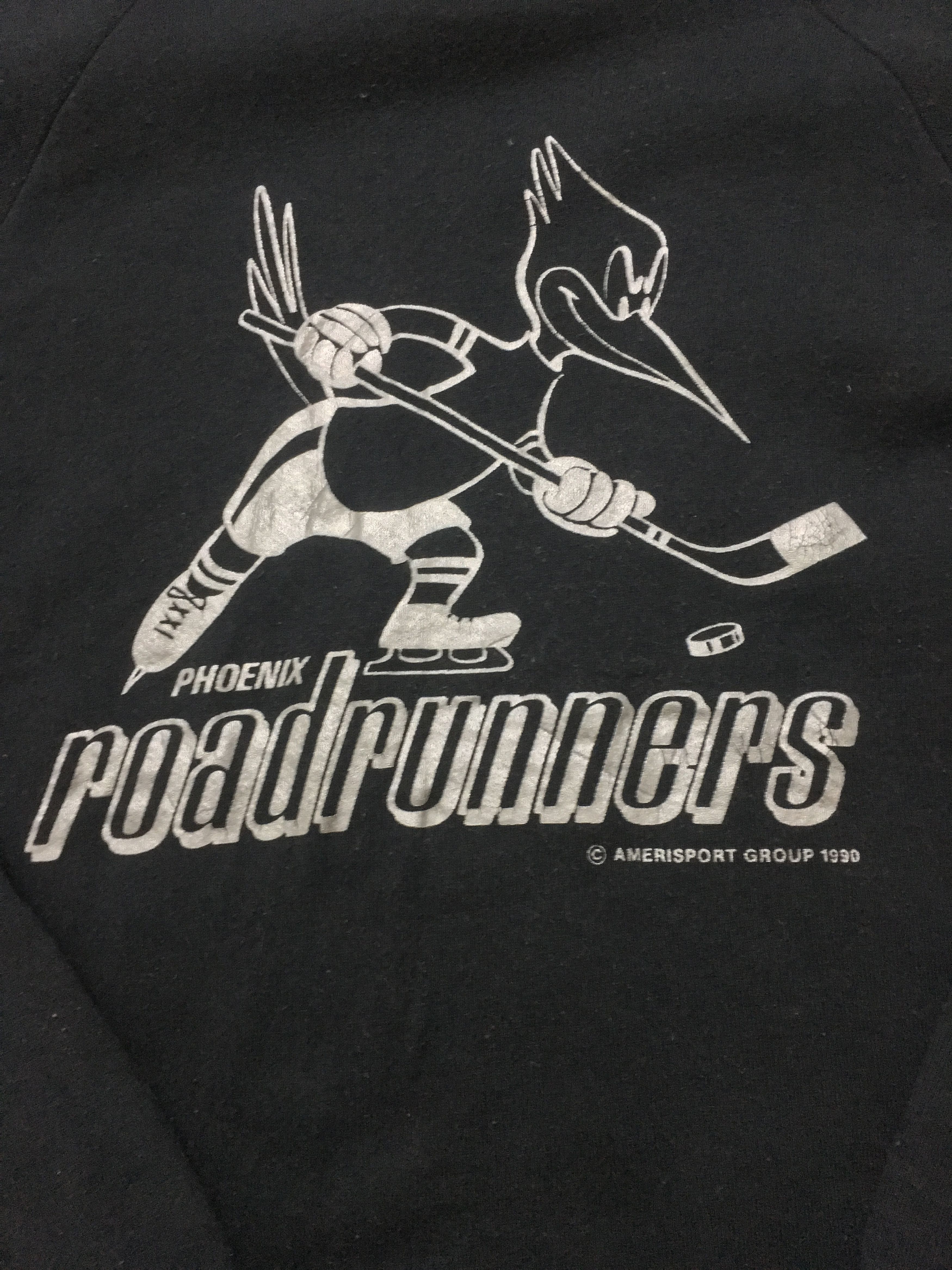 Cartoon Network × Fruit Of The Loom × Vintage Vintage 90s Road Runner Sweatshirts Armpit 21"X 27" Size US M / EU 48-50 / 2 - 4 Thumbnail