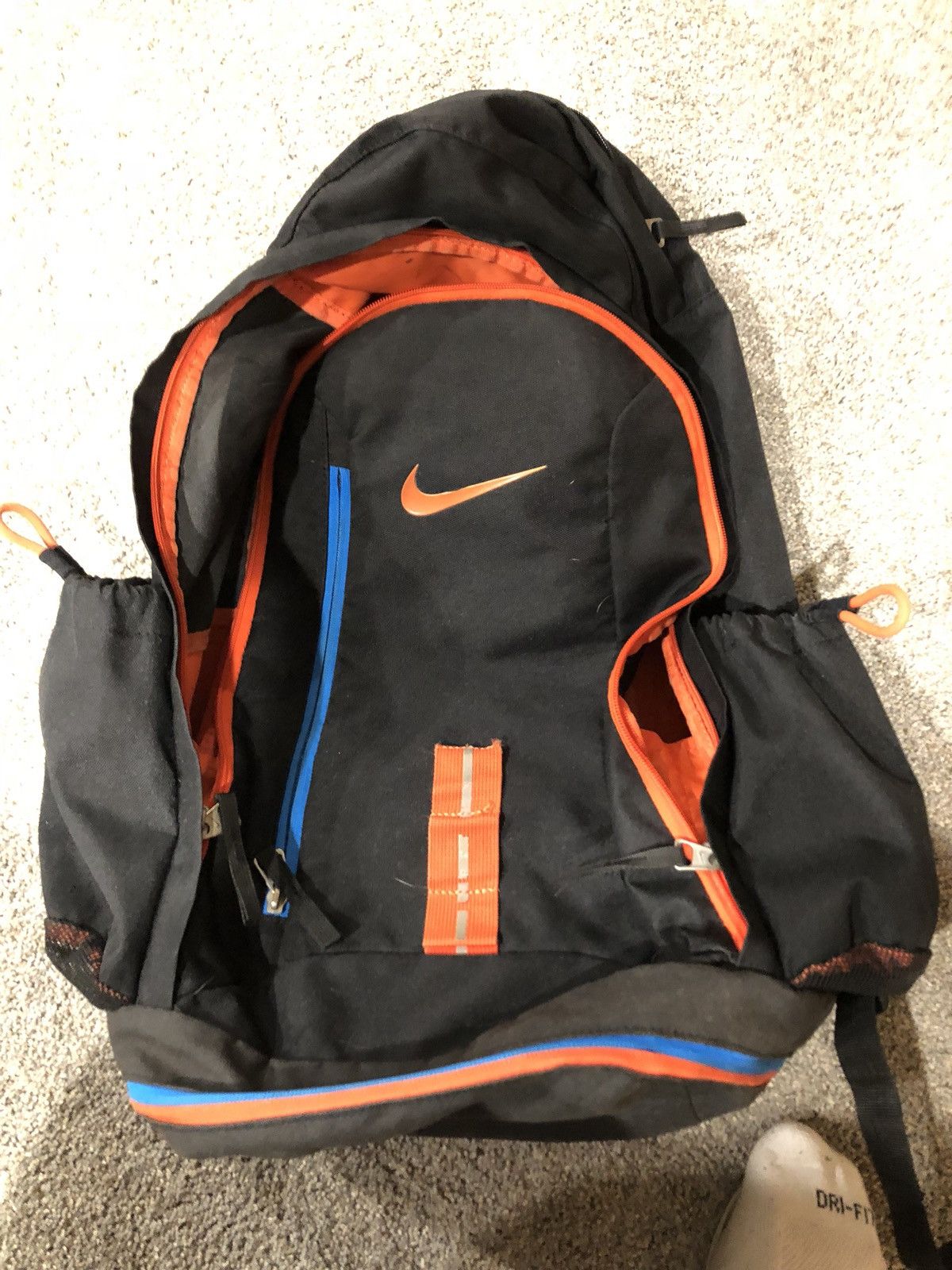 Nike X Kevin Durant Blue, Orange, And Black Backpack