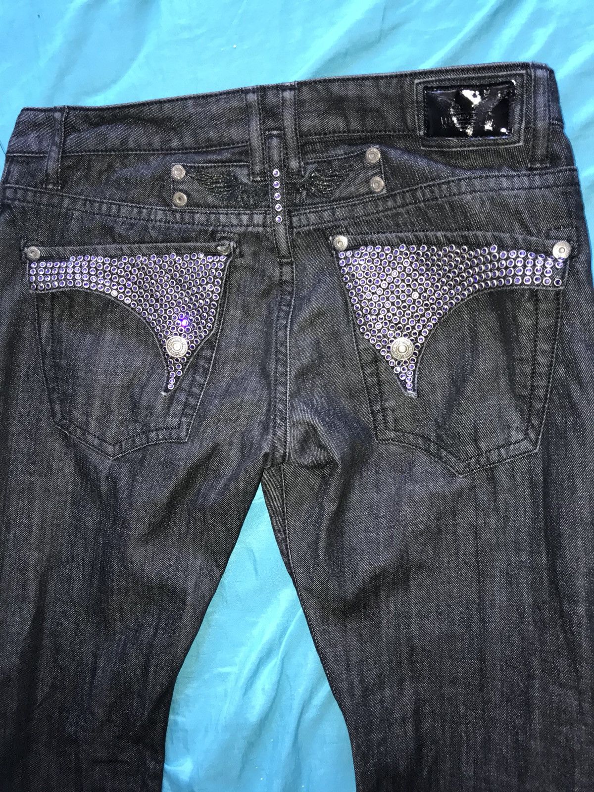 Robins Jeans Robin Jeans Purple Stones | Grailed