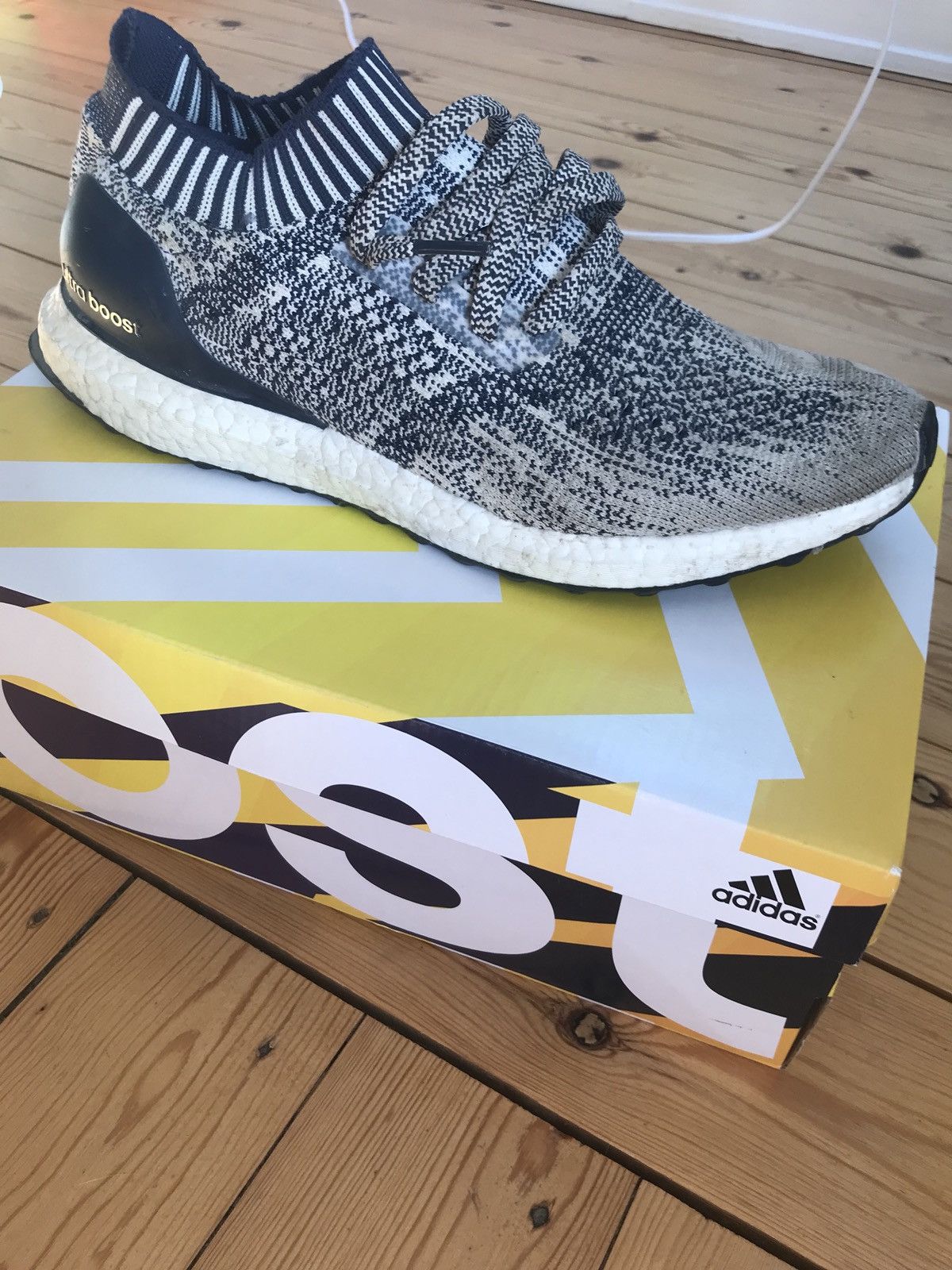 Adidas ultra boost uncaged oreo blue best sale