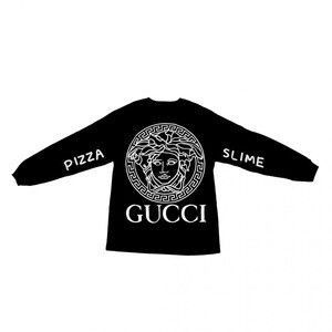 Pizza Slime Versace Gucci Louis Vuitton Channel Long sleeve