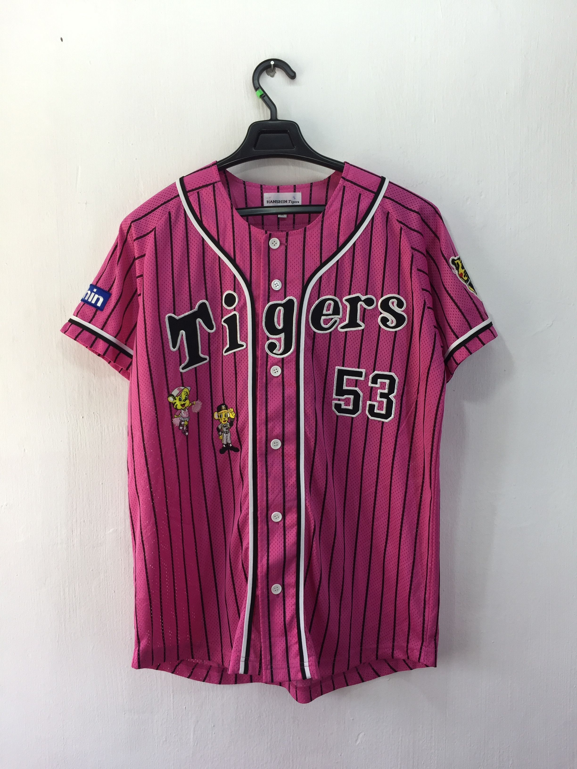 Japanese Brand HENSHIN TIGER AKAHOSHI #53 JAPAN BASEBALL JERSEY