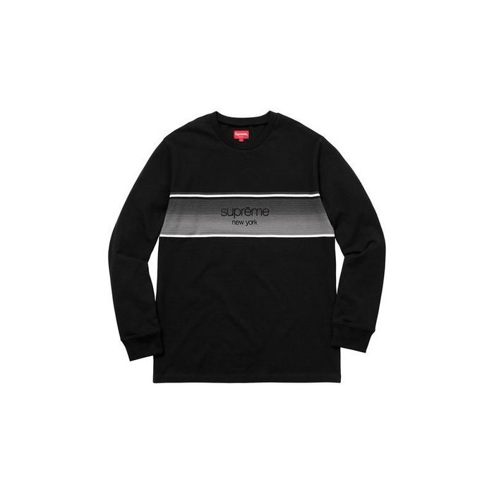 Supreme Supreme Shadow Stripe Long Sleeve Top Grailed