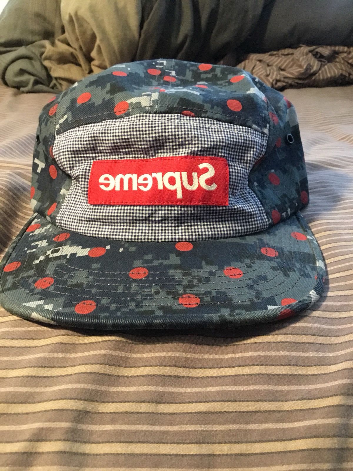 Comme Des Garcons Supreme Camp Hat Grailed