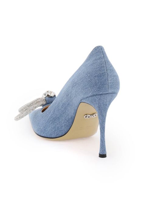 MACH & MACH Mach E Mach Denim Pumps With Crystals | Grailed