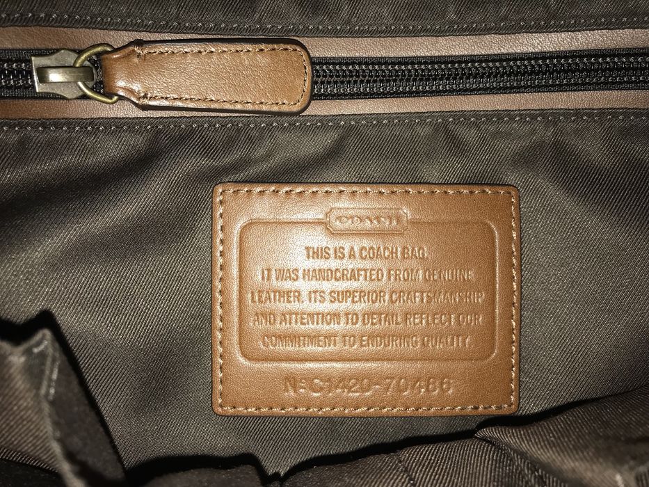 Coach Brown Leather Messenger Bag 70486 Grailed