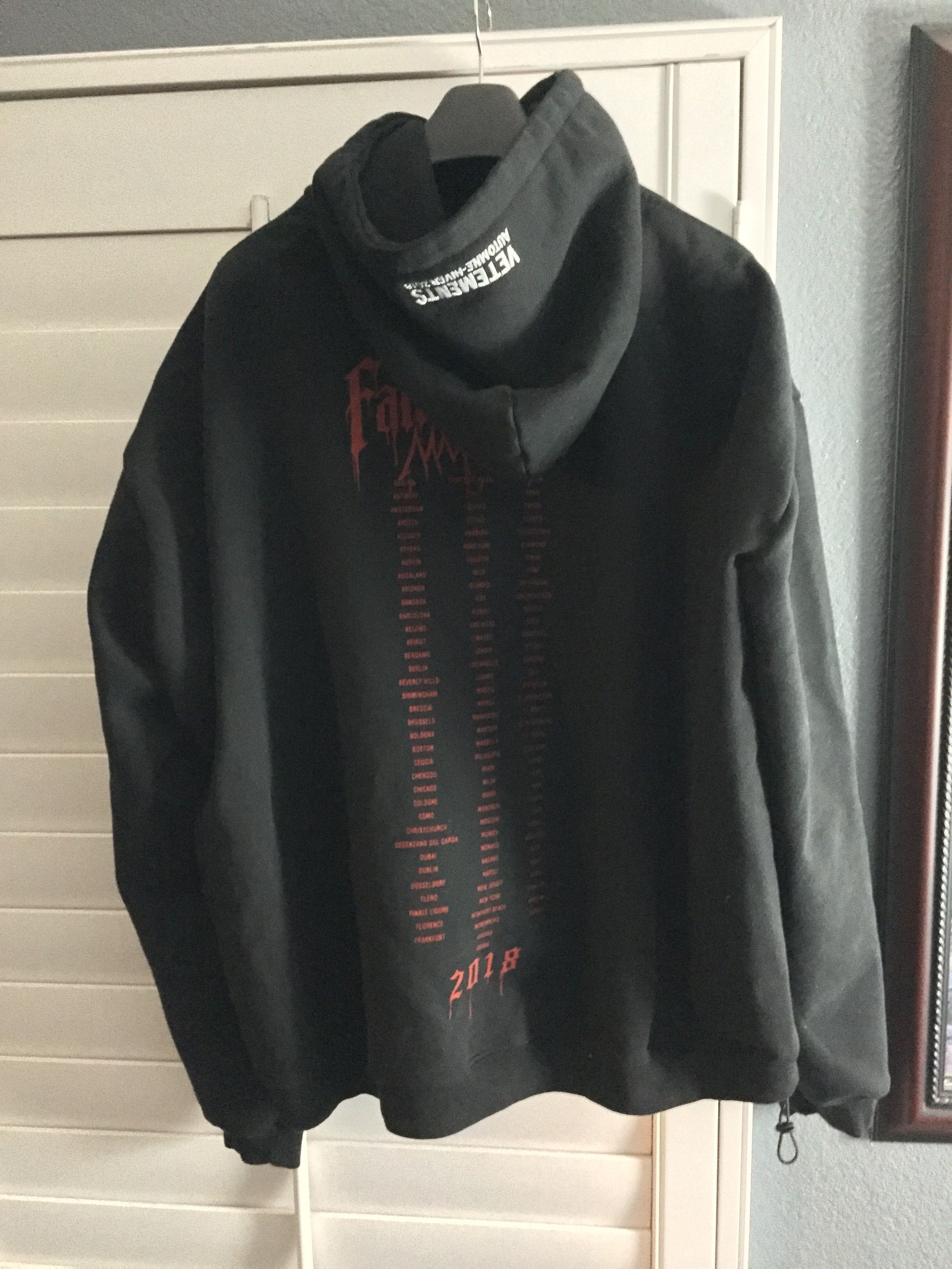 Vetements heavy best sale metal hoodie