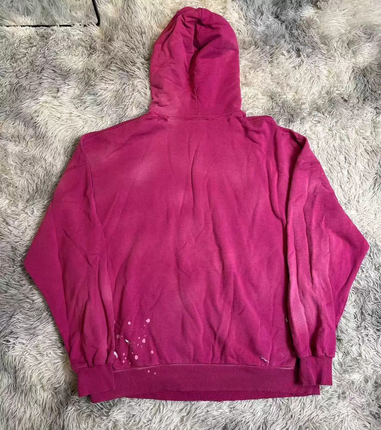 Balenciaga Balenciaga Rose-red Rainbow Lettered Hoodie Size US S / EU 44-46 / 1 - 2 Thumbnail
