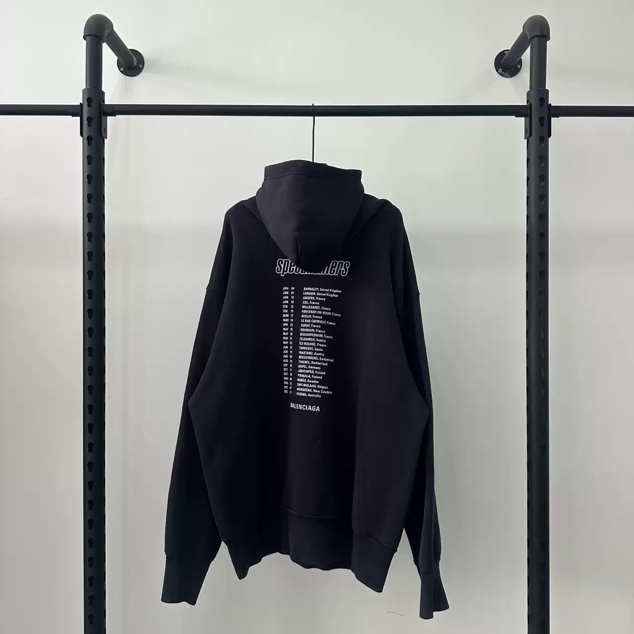 Balenciaga Balenciaga FW18 Speedhunters Figure-print Hoodie Size US L / EU 52-54 / 3 - 2 Thumbnail