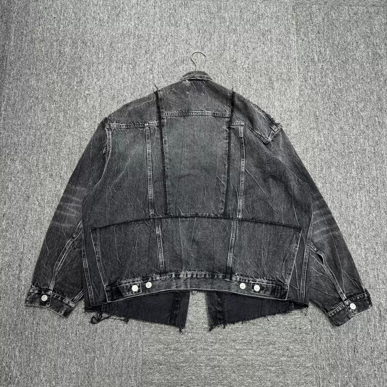 Balenciaga Balenciaga Patchwork Cut Denim Jacket Size US S / EU 44-46 / 1 - 5 Thumbnail