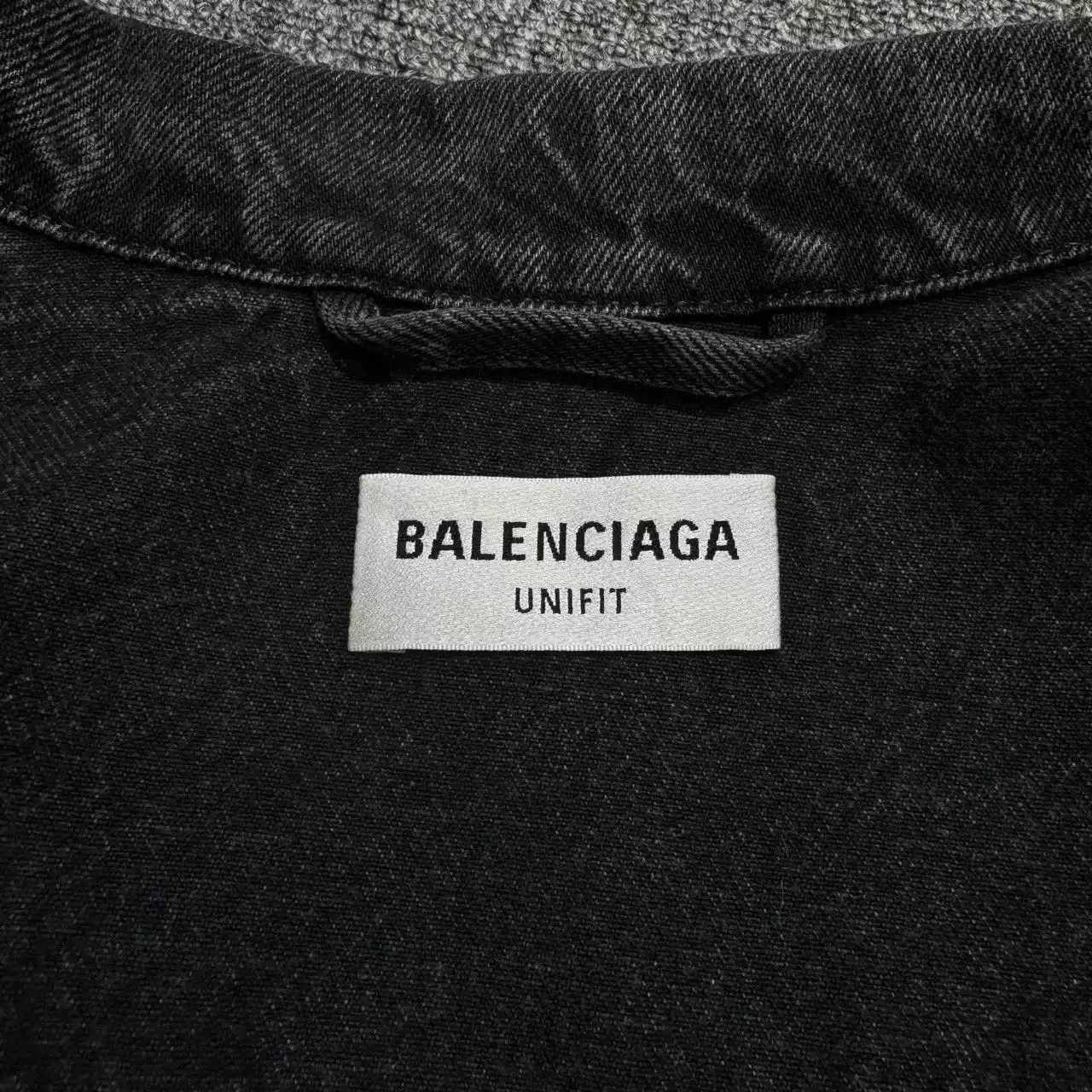 Balenciaga Balenciaga Patchwork Cut Denim Jacket Size US S / EU 44-46 / 1 - 2 Thumbnail