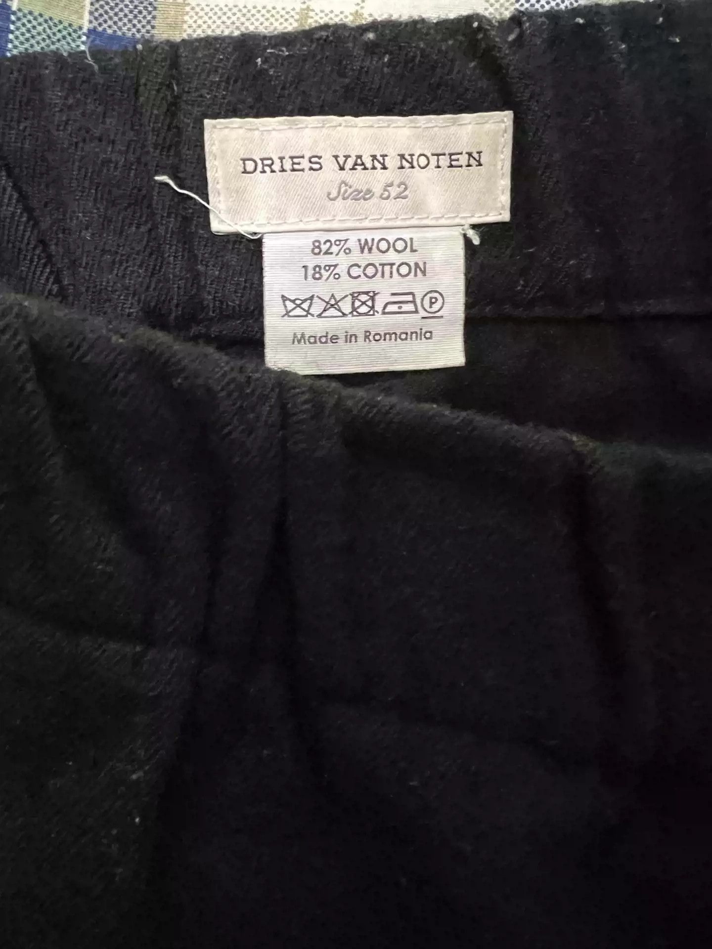 Dries Van Noten Dries van noten wool zipper trousers Size US 36 / EU 52 - 2 Thumbnail