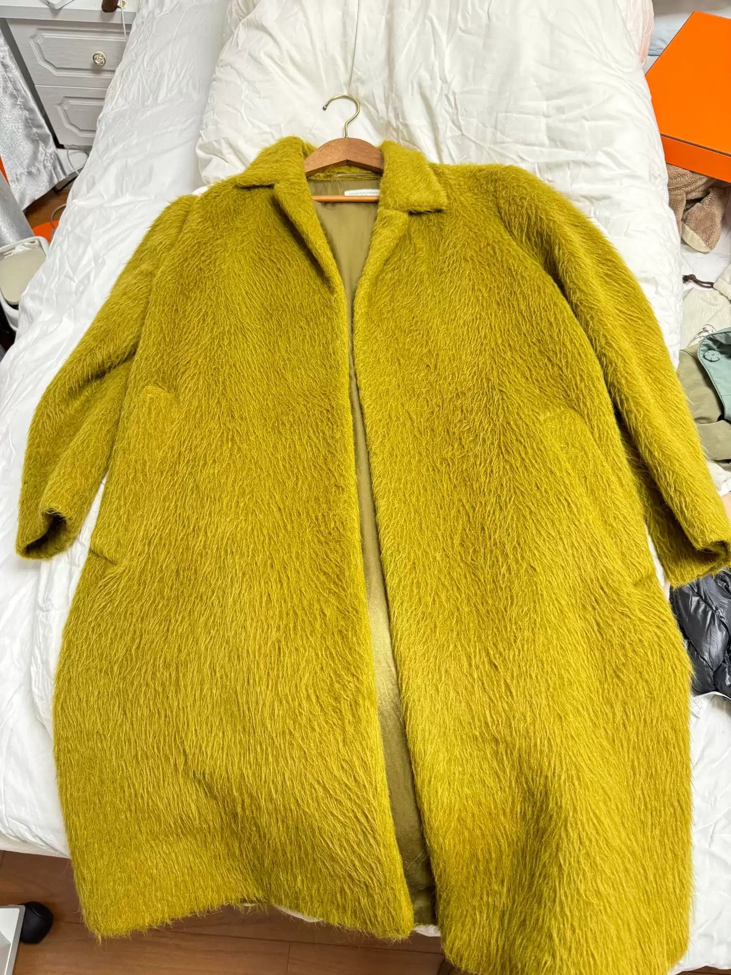 Dries Van Noten Dries van noten show coat green mohair Size US M / EU 48-50 / 2 - 2 Thumbnail