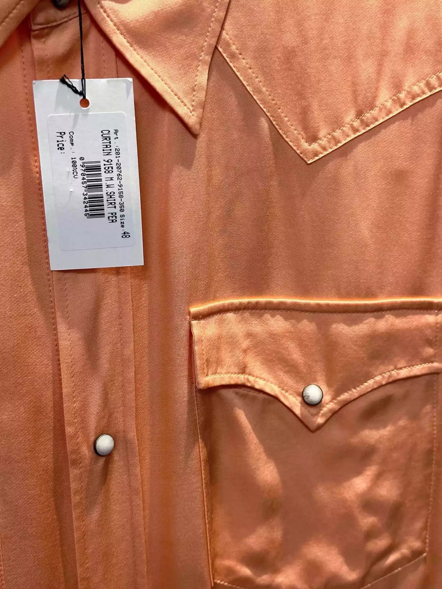 Dries Van Noten Dries Van Noten turquoise button shirt Size US M / EU 48-50 / 2 - 6 Thumbnail