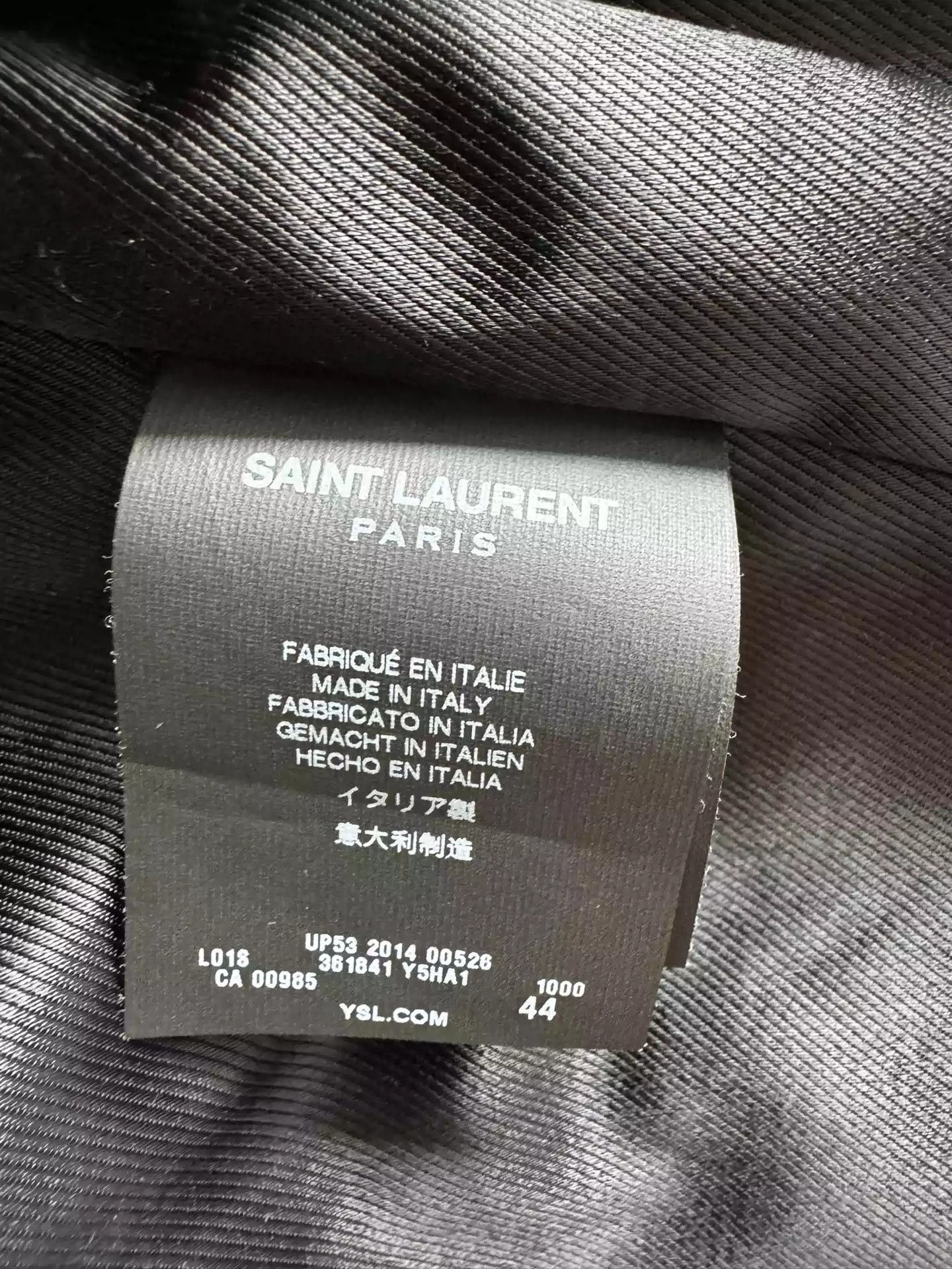 Saint Laurent Paris Saint Laurentleather clothes Size US S / EU 44-46 / 1 - 2 Thumbnail