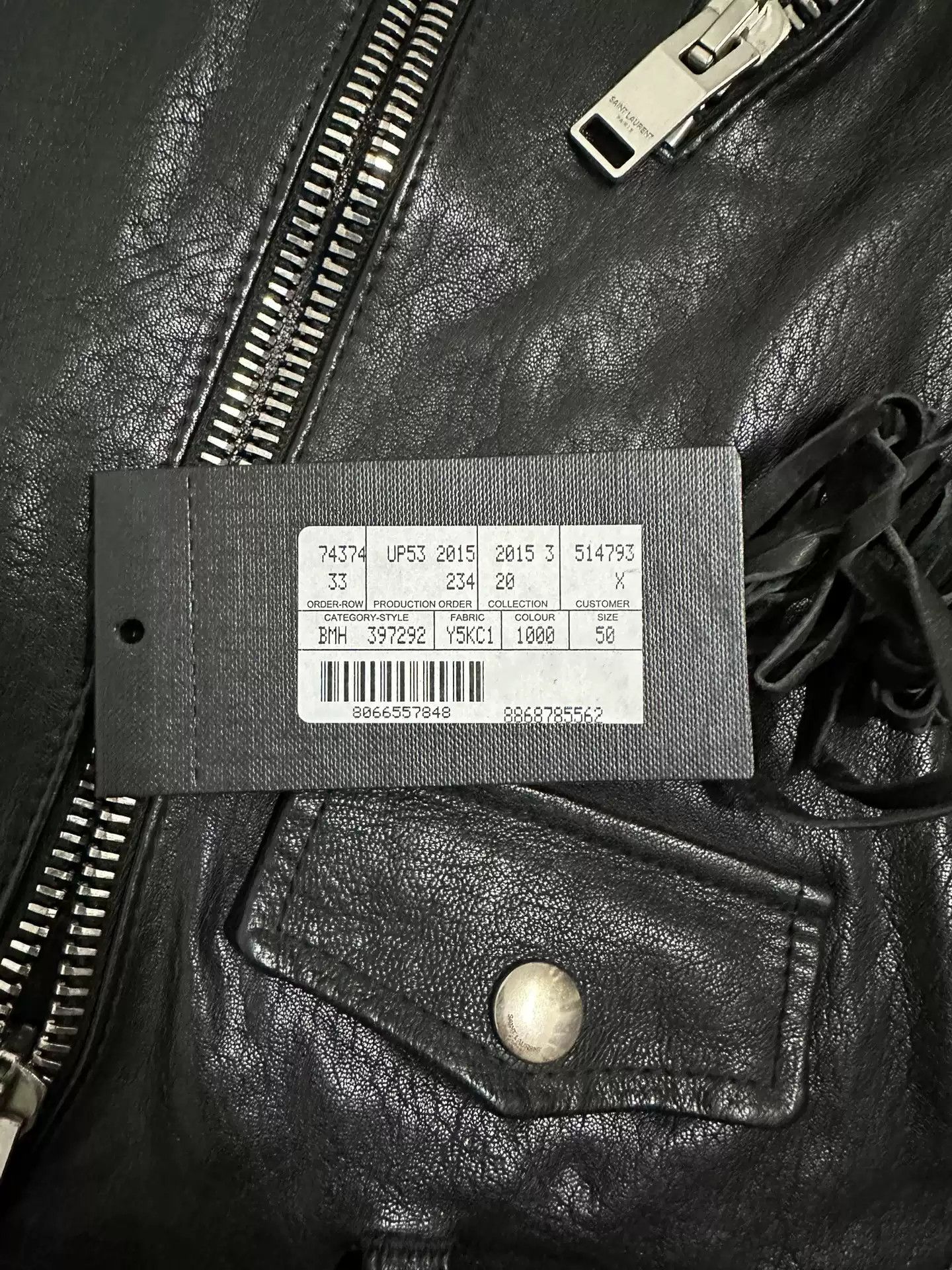 Saint Laurent Paris Saint Laurent L17 leather clothes Size US L / EU 52-54 / 3 - 3 Thumbnail