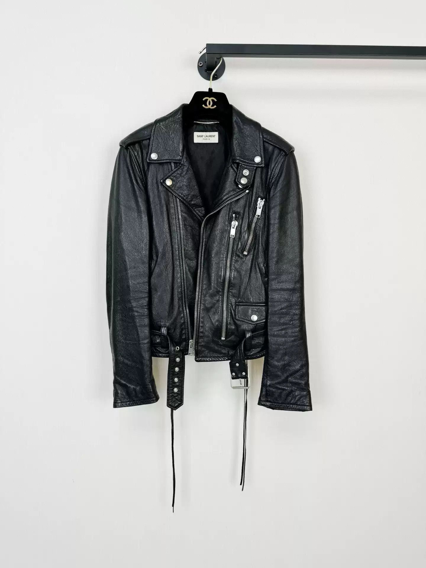 Saint Laurent Paris Saint Laurent blood tooth leather coat Size US S / EU 44-46 / 1 - 3 Thumbnail