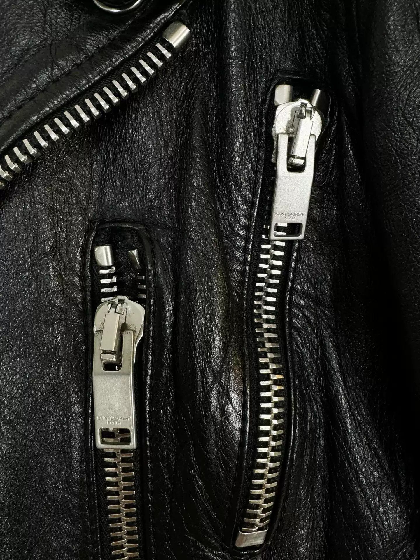 Saint Laurent Paris Saint Laurent blood tooth leather coat Size US S / EU 44-46 / 1 - 5 Thumbnail
