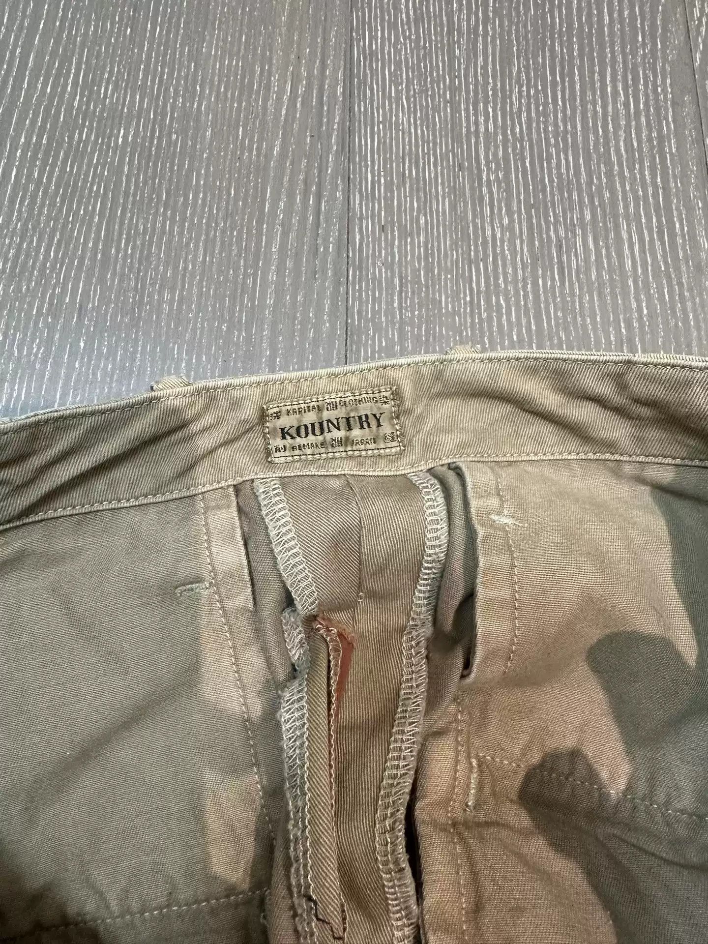 Kapital KAPITAL K1910LP811 20AW retro old splicing smiling face wide denim slacks Size US 34 / EU 50 - 4 Thumbnail