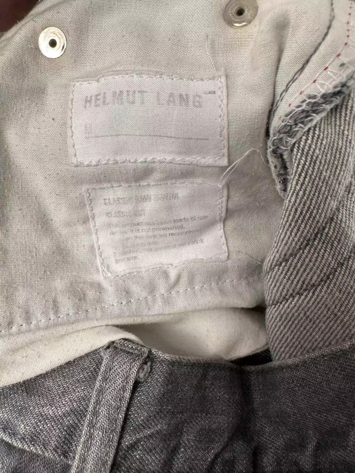 Helmut Lang Helmut lang classic cut denim gray cow jeans Size US 32 / EU 48 - 6 Thumbnail