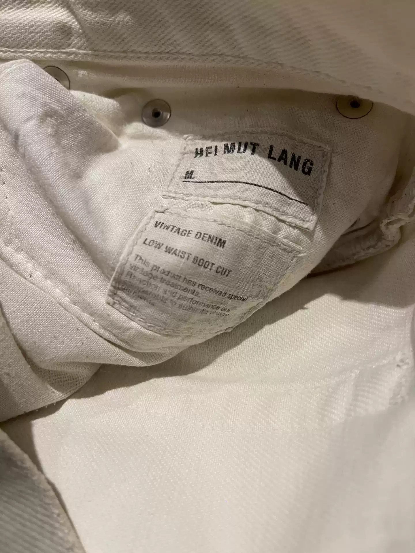 Helmut Lang Helmut Lang 03SS Smokey White Painter Jeans Painter jeans Size US 27 - 4 Thumbnail