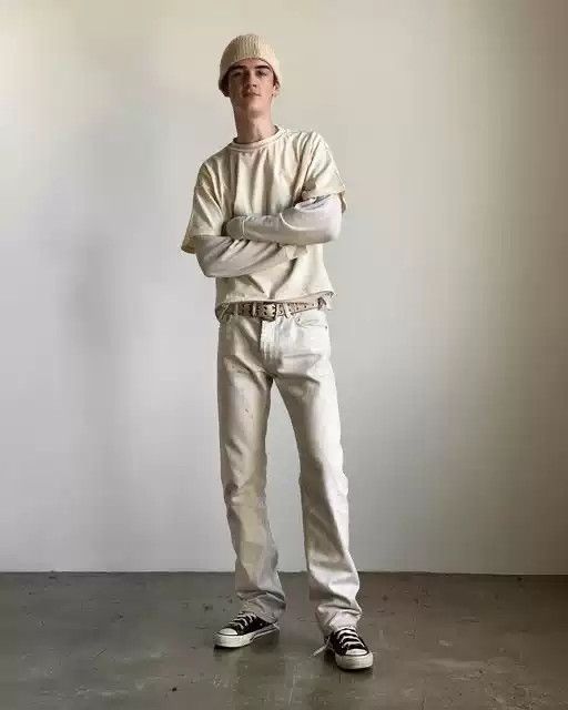 Helmut Lang Helmut Lang 03SS Smokey White Painter Jeans Painter jeans Size US 27 - 5 Thumbnail