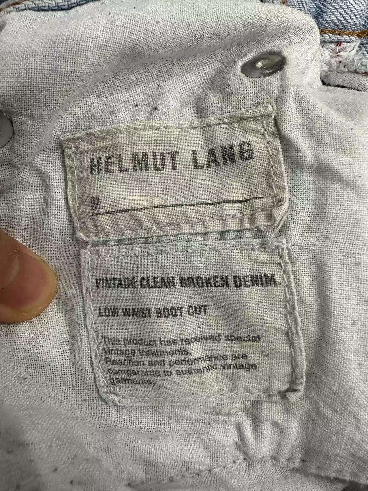 Helmut Lang Helmut lang himself is looking to destroy boutique jeans Size US 36 / EU 52 - 8 Thumbnail