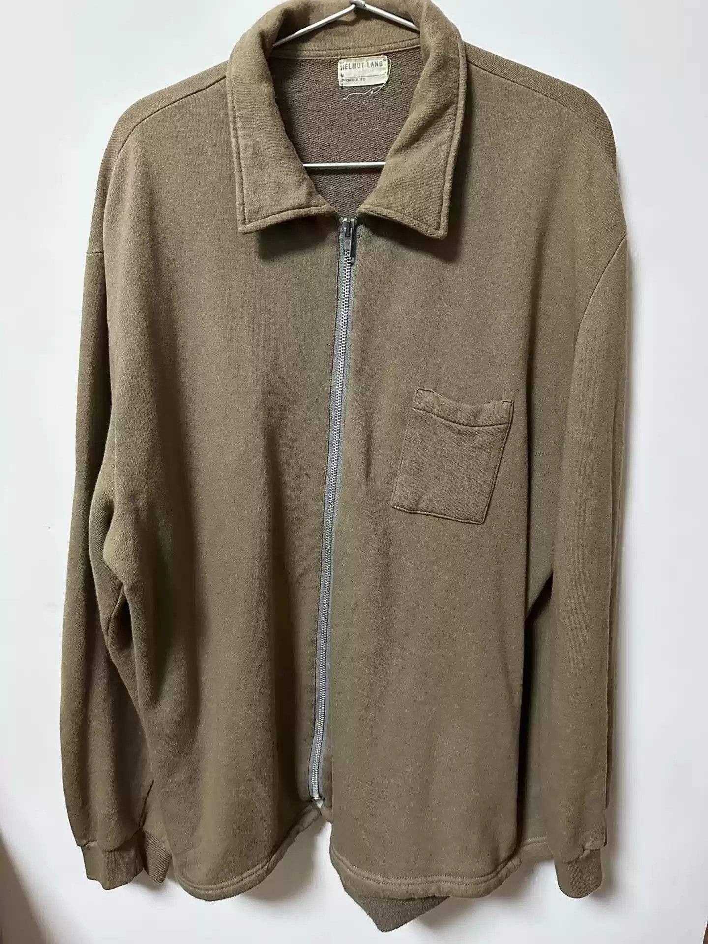 Helmut Lang Helmut lang 90s zip up hoodie Brown zipper jacket Size US XXL / EU 58 / 5 - 2 Thumbnail