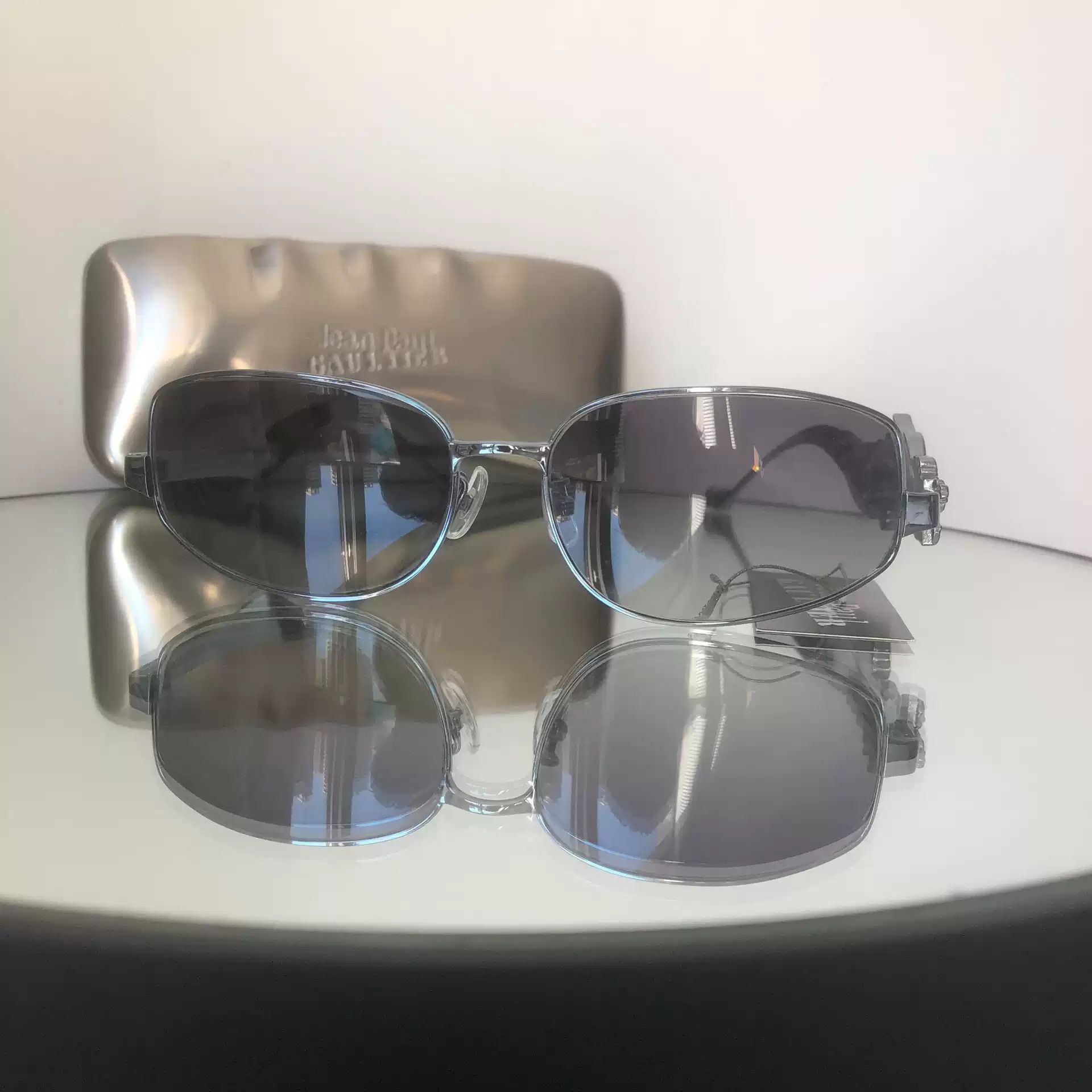 Jean Paul Gaultier Gianpaul Gautier Gautier Gooseprint Dark Glass Size ONE SIZE - 4 Thumbnail