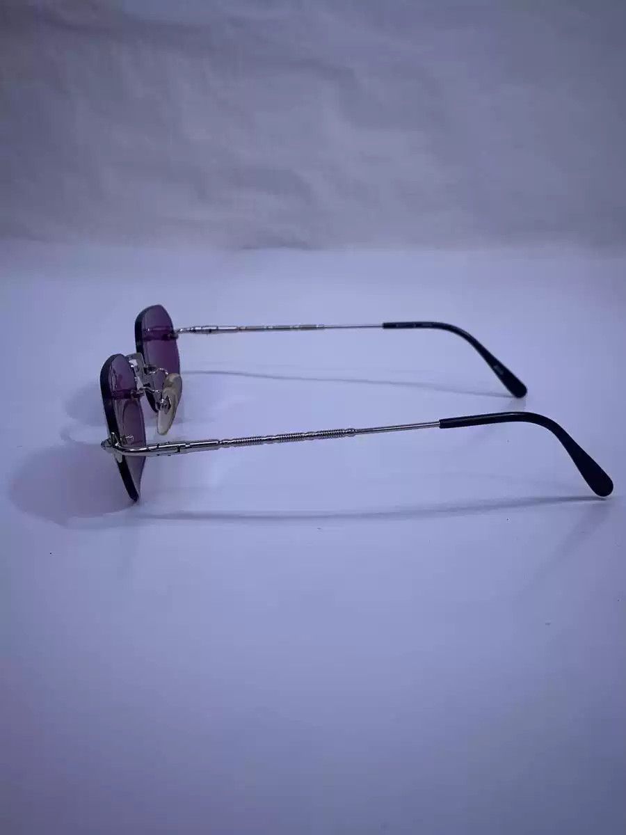Jean Paul Gaultier Jean Paul Gaultier jean paul gaultier dark purple Ichinose Takumi Honjo Ren rimless sunglasses sunglasses Size ONE SIZE - 3 Thumbnail