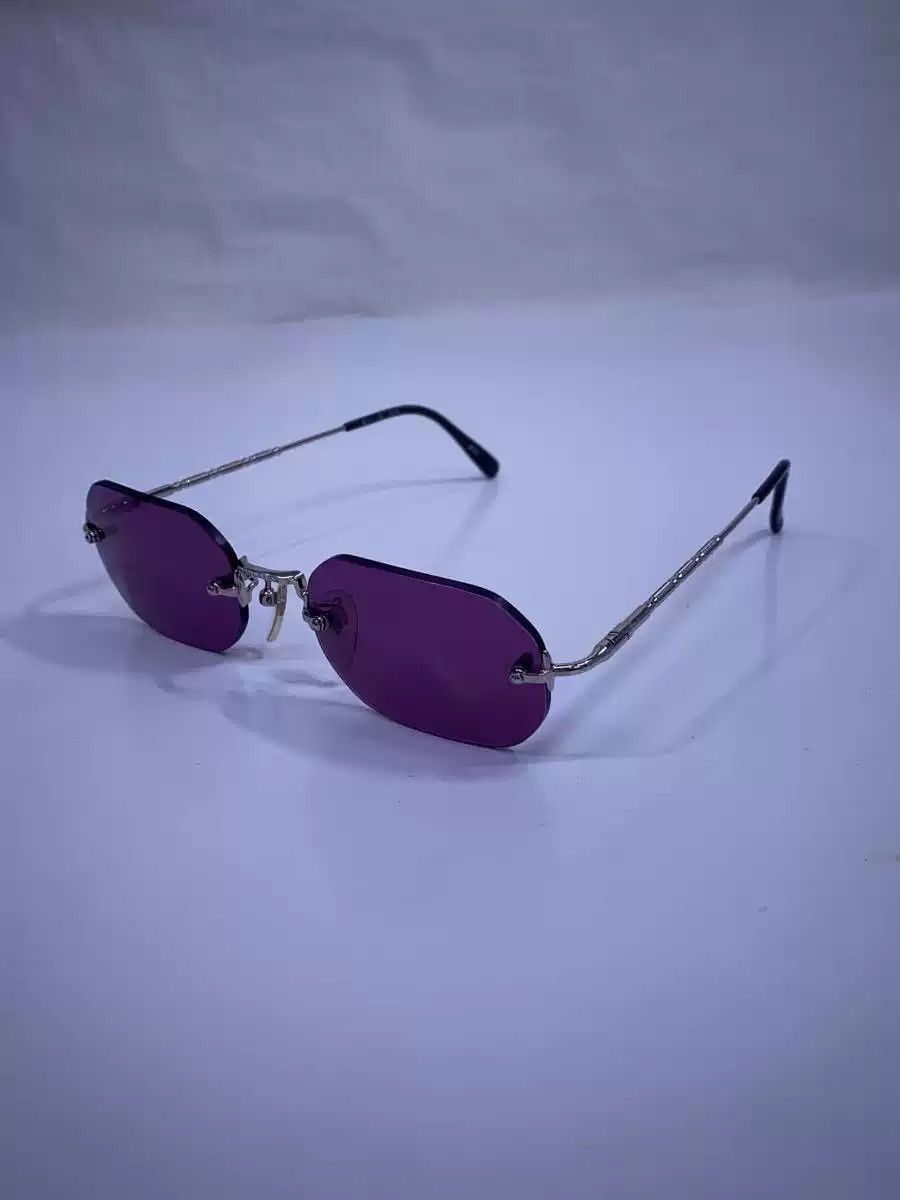 Jean Paul Gaultier Jean Paul Gaultier jean paul gaultier dark purple Ichinose Takumi Honjo Ren rimless sunglasses sunglasses Size ONE SIZE - 2 Thumbnail
